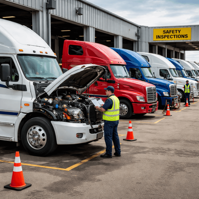 Truck fleet inspection for BIT Program compliance