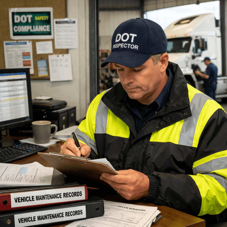 Vehicle audit inspection and compliance review