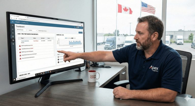 How DVIR software enhances driver log books and fleet management