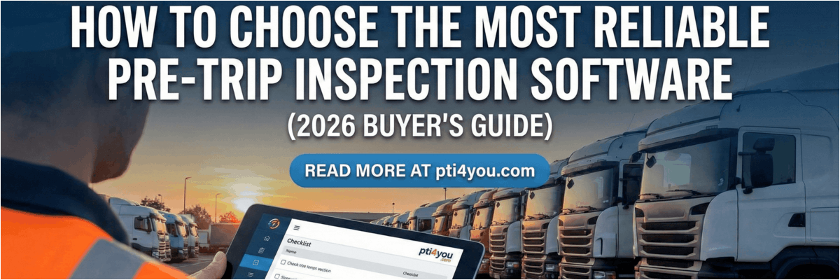 How to choose reliable pre-trip inspection software for small and medium fleets