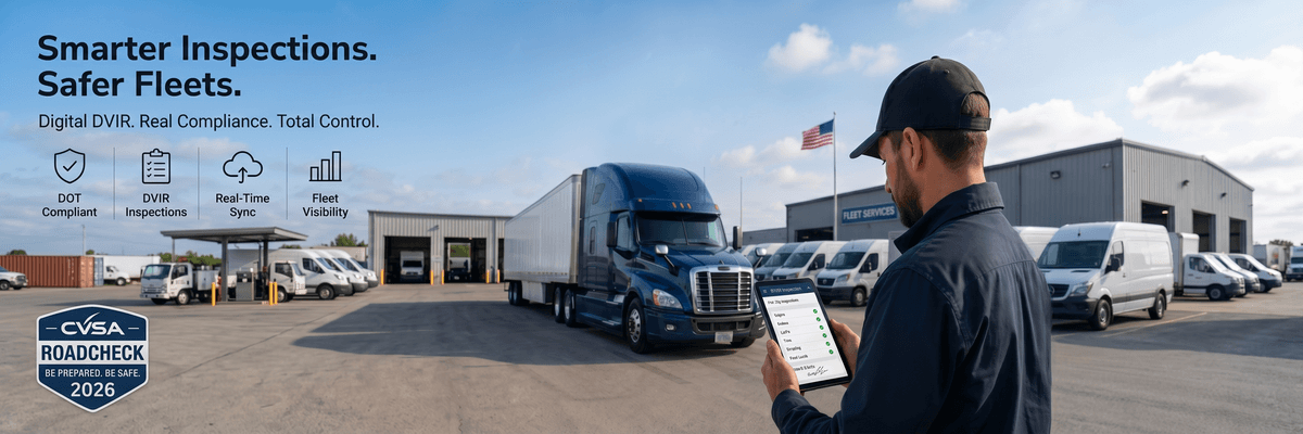 DOT compliance officers conducting Level I inspections during the May 2026 CVSA International Roadcheck